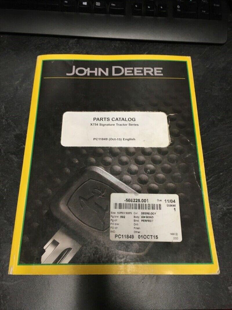 USED - John Deere Parts Catalog - PC11849