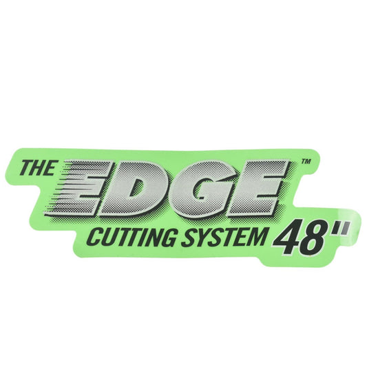 Decal - The Edge Cutting System 48"
